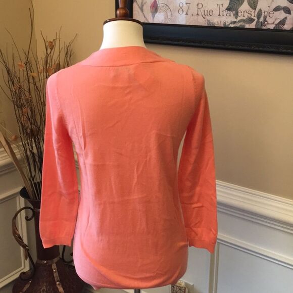 Loft Knot Neck Lightweight Sweater Sz S - Picture 4 of 7